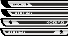 Set protectii praguri CROM - Skoda Kodiaq foto