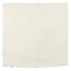 Fata de Perna Decorativa Ecru 45x45cm, Model Reliefat, Bumbac/Poliester, Fermoar