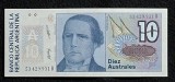Bancnota 10 australes Argentina - UNC