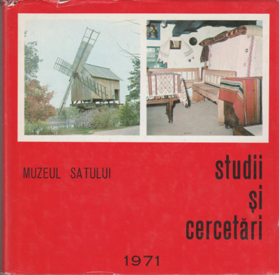 Muzeul Satului - Studii si cercetari (1971) / Borlova foto