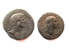 Sestert Hadrian &amp; Dupondius Traian - Monede Antice Romane, Originale si Rare