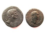 Sestert Hadrian &amp; Dupondius Traian - Monede Antice Romane, Originale si Rare