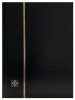 Clasor Timbre Leuchtturm BASIC, 32 File Negre, 64 Pagini, A4, Folii Protectie, 9 Straifuri Transparente