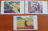 GERMANIA-1992-&#039;&#039;Pictura Moderna-Sec xx&#039;&#039;-set de 3v-MNH NESTAMPILATA