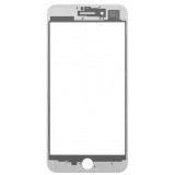 Geam Sticla OCA + Rama iPhone 7 Plus, 5.5 inch, Alb - Inlocuire Display