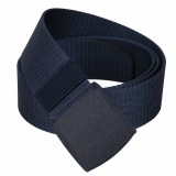 Cumpara ieftin Curea barbati din nylon ajustabila, design fara gauri, catarama din plastic rezistent, 120 cm, albastru inchis , confort, rezistenta si stil modern