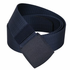 Curea barbati din nylon ajustabila, design fara gauri, catarama din plastic rezistent, 120 cm, albastru inchis , confort, rezistenta si stil modern