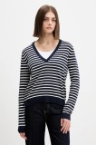 Tommy Jeans pulover de bumbac culoarea bleumarin, light, DW0DW19888
