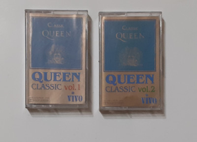 Caseta Audio Queen - Classic Vol. 1 + Vol. 2 (4 Poze - 2 casete) VEZI DESCRIEREA foto