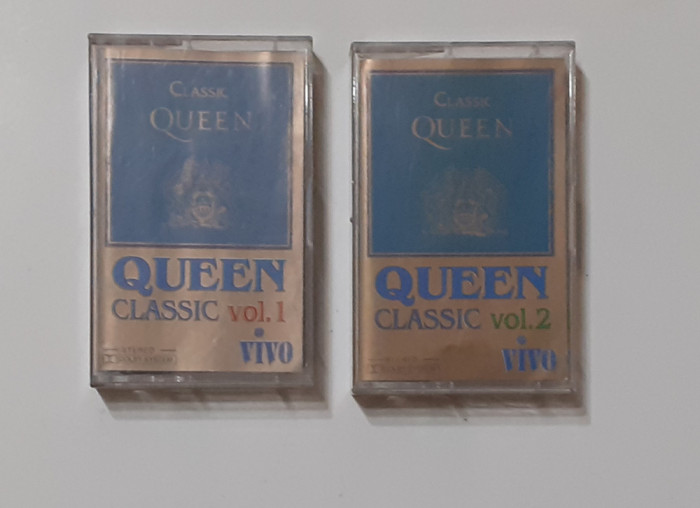 Caseta Audio Queen - Classic Vol. 1 + Vol. 2 (4 Poze - 2 casete) VEZI DESCRIEREA