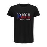 Echipa națională de hochei tricou de copii Czech Republic Flag black - Dětsk&eacute; 5-6 let