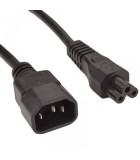 Cablu adaptor alimentare 0.2m IEC320-C14 TATA - IEC320-C5 mama, Oem