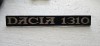 Emblema Portbagaj Spate Dacia 1310 Originala