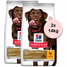 Hill&#039;s Science Plan Canine Adult Healthy Mobility Large Breed Chicken 2 x 14kg