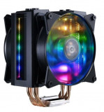 Cooler CPU Cooler Master MasterAir MA410M, Iluminare RGB (Negru), Coolermaster