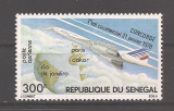 Senegal 1976 - Primul zbor comercial Paris-Dakar-Rio de Janeiro al Concorde, MNH