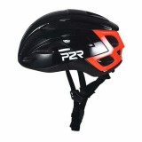 Casca Ciclism P2R RODEO - 59-61 cm, M-L, Negru-Rosu Ultimate FactoryBikes