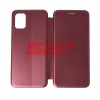 Husa Flip Cover Samsung Galaxy A51, Wine / Bordo, Protectie Completa
