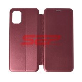 Husa Flip Cover Samsung Galaxy A51, Wine / Bordo, Protectie Completa