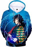 Pentru Cosplay Demon Slayer Anime Pulover Hoodie - Halloween Unisex Adult Manga, Oem