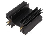 Radiator Extrudat Negru SOT32/TO220/TO3P 50.8mm 5.3K/W