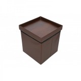 Taburet Pliabil Depozitare Capac Reversibil 38x38cm TB75 Maro