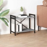 VidaXL Bibliotecă sonoma gri 60 x 30 x 48.5 cm Lemn compozit