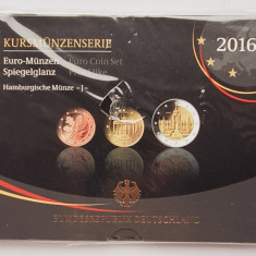 M01 Germania set monetarie 8 monede 2016 Hamburg (J) UNC