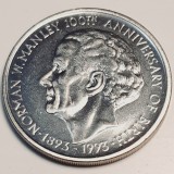 Cumpara ieftin 3288 Jamaica 5 Dollars 1993 Norman W. Manley Centennial km 157, America Centrala si de Sud