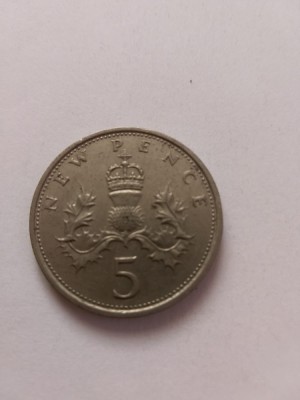 5 pence 1970 foto