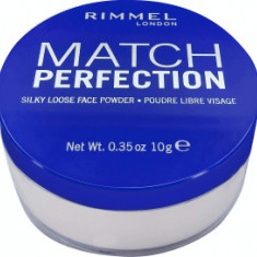 Rimmel London Match Perfection pudră pulbere 001 Transparent, 10 g