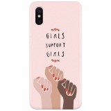 Husa silicon pentru Xiaomi Mi 8 Pro, Girls Supportgirls