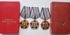 Ordinul Meritul Militar RSR Clasa I, II, III, cutia pentru clasa I lipseste