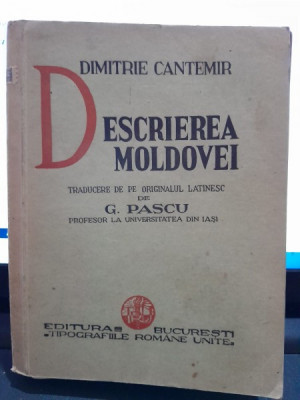 Dimitrie Cantemir - Descrierea Moldovei foto