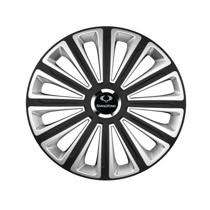 trend Set 4 capace roti Trend R16 Compatibil Cu SsangYoung Trend Silver-Black