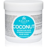 Kallos KJMN Professional Coconut masca hranitoare pentru par deteriorat 1000 ml