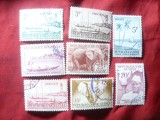 Serie Guineea 1959 - Motive locale , 8 val. stampilate, Stampilat