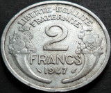 Cumpara ieftin Moneda istorica 2 FRANCI - FRANTA, anul 1947 *cod 3903, Europa