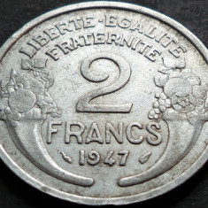 Moneda istorica 2 FRANCI - FRANTA, anul 1947 *cod 3903