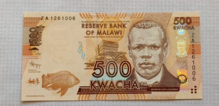Malawi - 500 Kwacha (2012)