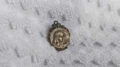 MEDALION FECIOARA MARIA 1900 art nouveau FRANTAde colectie VECHI splendid RAR