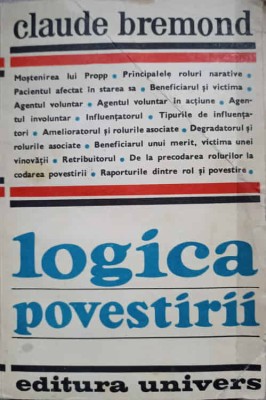 LOGICA POVESTIRII-CLAUDE BREMOND foto