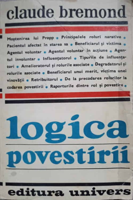 LOGICA POVESTIRII-CLAUDE BREMOND-266631