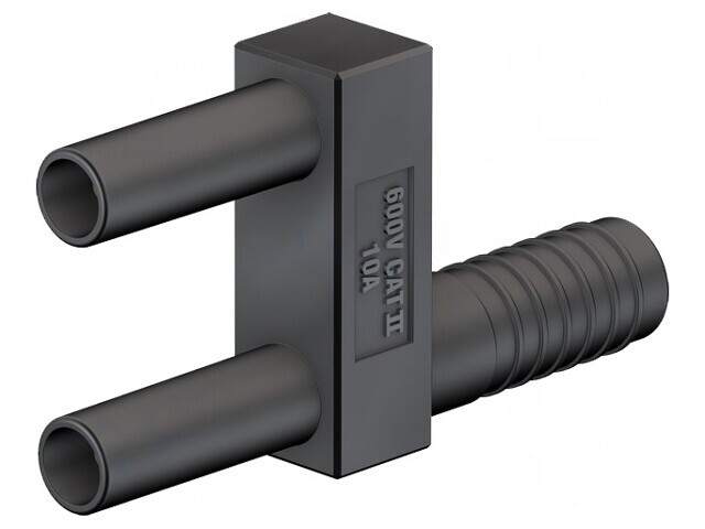 Conector Punte Banană 2mm 10A 600V Negru