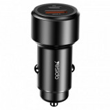 Yesido - Car Charger (Y42) - USB-A, QC 3.0 18W and Type-C, PD, 24W, 3A - Black