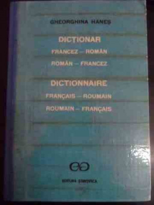 Dictionar Francez Roman Roman Francez - Gheorghina Hanes ,544832 foto