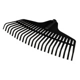 Grebla de frunze medie, neagra VERTO 15G086 HardWork ToolsRange