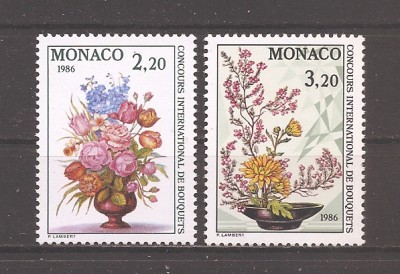 Monaco 1985 - Expoziție de flori de la Monte Carlo 1986,MNH foto