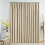 Gossi draperie opaca, bej, 290 x 245 cm, cu carlige