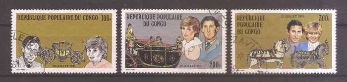 Congo 1981 - Nunta Prințului Charles și a Lady Diana Spencer, Stampilat